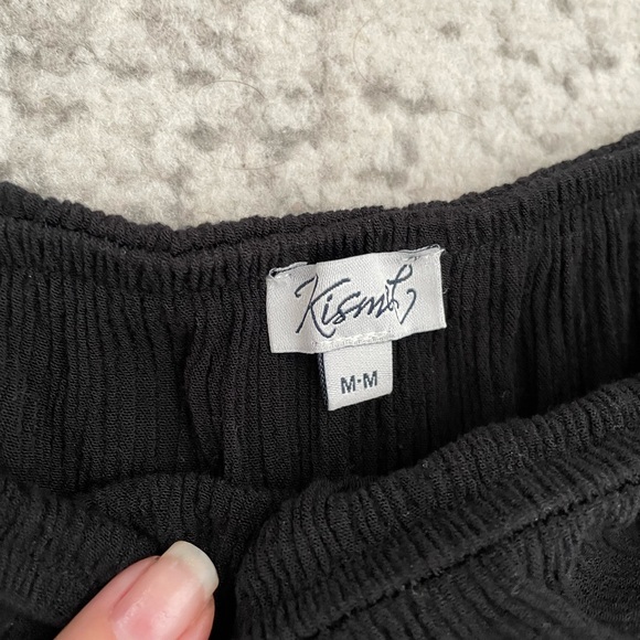 Black Strapless Bohemian Dress (size M) - Picture 4 of 5